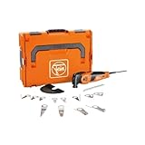 Fein MultiMaster MM 700 1.7 Q Autoglas Oszillierendes MultiTool Set mit QuickIn, Anti-Vibrationssystem und Tacho-Generator - 450 W, Sechskant-Zubehörhalterung - 72297065090