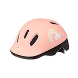 Polisport Unisex-Baby Helmet-Happy Rainbow-(XXS = 44/48) Helm, Rosa
