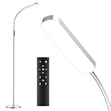 Anten Stehlampe LED | Stehlampe Dimmbar 12W mit 4 Farben Stufenlosem Dimmen | 1H Timer Stehlampe Vintage mit Fernbedienung und Touch Steuerung | Leselampe Stehlampe für Wohnzimmer Schlafzimmer Büro