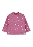 Sterntaler Langarm -Schwimmshirt Blumen für Mädchen - UV Shirt mit UV -Schutz 50+ für Badespaß - Rashguard Baby und Kinder mit Reißverschluss und kleinem Stehkragen - purpur, 86