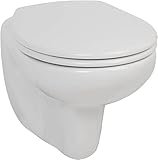 Saqu Ecoline Hänge-WC mit Tiefspül 36x54x34,5cm Weiß - Wand-WC - Keramik