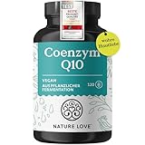 NATURE LOVE® Coenzym Q10 Hochdosiert - 200mg pro Kapsel - 120 vegane Kapseln im 4 Monatsvorrat - Aus pflanzlicher Fermentation - Hochdosiert & in Deutschland produziert