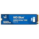 WD Blue SN580 NVMe SSD 500 GB (PCIe Gen4 x4, bis zu 4.000 MB/s Lesen, M.2 2280, nCache 4.0-Technologie) Blau