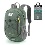 SKYSPER 20L Faltbarer Rucksack Ultraleicht Wanderrucksack Reiserucksack Tagesrucksack für Outdoor Wandern Camping