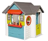 Smoby – Chef Haus - Multifunktionshaus für Kinder für drinnen und draußen, Restaurant, Spielhaus und Kaufmannsladen für Jungen und Mädchen ab 2 Jahren