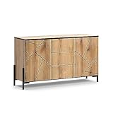 Vicco Sideboard Hatto, Eiche, 124 x 69.6 cm