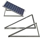 Zenit Energy Halterung für Solarpanel bis 72 cm | hochwertige PV Halterungen mit einstellbarem Winkel fürs Dach, Wohnmobil oder Gartenhaus | Winkel einstellbar 0-90° | 1 Paar