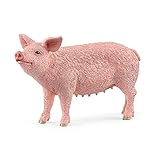 schleich 13933 Schwein, für Kinder ab 3+ Jahren, FARM WORLD - Spielfigur