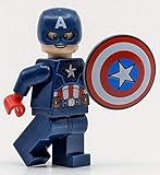 LEGO Super Heroes Captain America Minifigur von 76168 (Beutel)