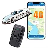 TKMARS 4G GPS Tracker, Ultra-Langer Standby-Betrieb, Wasser- und Staubdicht, Einfache Installation mit Magnet, Car GPS Tracker in Echtzeit, Kein Abonnement Erforderlich