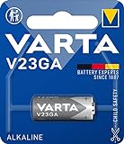 VARTA Batterien V23GA, 1 Stück, Alkaline Special, 12V, für Fernbedienungen, Alarmanlagen, Garagentoröffner, Kameras, kompakt mit langanhaltender & hoher Leistung