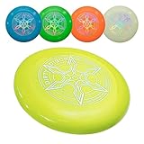 Indy - DIRTY DISC (175 g) (Gelb) Frisbee, Professionelle Frisbeescheibe, Wurfscheibe, Fliegende Scheibe, Sport Spielzeug, Sport Spiel für Kinder und Erwachsene