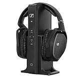 Sennheiser RS 175 Digitaler drahtloser Over-Ear-Kopfhörer - Bassverstärkung und Surround-Sound für Heim- und TV-Entertainment-Systeme, schwarz