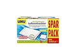 UHU Luftentfeuchter Nachfüllbeutel, Verhindert Feuchtigkeit und muffige Gerüche, 3 x 450 g Sparpack