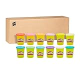 Play-Doh E4831F03 12er-Pack mit Spielknete in Frühlingsfarben, 112g-Dosen in recycelbarer Verpackung, optimal für Schulen und Kindergärten, ab 2 Jahren, 232 x 83 x 181 millimeters