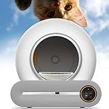 Aktualisierte automatische Katzenrückschachtel,automatische Katzenstreubox Selbstreinigung,für mehrere Katzen,Katzenstreubox Automatische Reinigung,110V