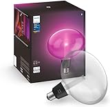 Philips Hue White & Color Ambiance Lightguide Ellipse 500lm, bis zu 16 Mio. Farben, dimmbar, steuerbar via App, kompatibel mit Amazon Alexa (Echo, Echo Dot)