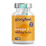 Omega 3 400 Kapseln (+1 Jahr) - 1.000 mg Fischöl pro Kapsel - Essentielle Omega 3 Fettsäuren mit EPA & DHA - Nachhaltiger Fischfang, Laborgeprüft, ohne Zusätze in Deutschland hergestellt