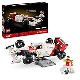 LEGO Icons McLaren MP4/4 & Ayrton Senna Modellauto Set, F1 Rennwagen Bausatz für Erwachsene mit Rennfahrer Mini-Figur, Sammlerstück, Geschenk-Idee zum Geburtstag für Männer, Frauen, Ihn & Sie 10330