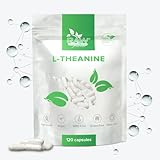 L Theanin 200 Mg 120 Tabletten Hochdosiert - L-Theanin Nootropisches Präparat - Vegan und Vegetarisch - Konzentrations Tabletten - Energieschub - Nervensystem - Von Raw Powders