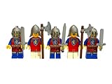 LEGO® Ritter Minifiguren Löwenritter - Mittelalterliche LEGO® Sammlerfiguren für LEGO® Burg und Festung (5 Figuren) - LEGO® Lion Knights für historische LEGO® Bauwerke und Sammlungen