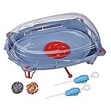 Hasbro Beyblade Burst Surge Speedstorm Motor Strike Battle Set – motorisierte Beystadium-Arena, 2 Kreisel und 2 Starter