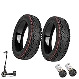 10 Zoll Reifen Tubeless für Ninebot Max G30, 2 PCS 60/70-6,5 Verdickt Selbstreparierender Ersatzräder für Segway Ninebot Max G30 / G30D 2 / G30E 2 / G30P / G30LP / F40 Elektroroller Offroad Reifen