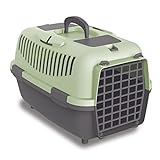 Nomade 3 Hundebox - Transportbox für kleine Hunde und Katzen - 60 x 40 x 38 cm - Kann bis zu 12 kg tragen. Robustes Polypropylen. Türen aus Kunststoff