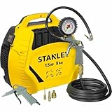 Stanley Airkit Kompressor, max 8bar, ölfrei, 180l/min, 1100 W, 230 V