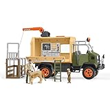 schleich 42475 Großer Truck Tierrettung, für Kinder ab 3 Jahren, Wild Life - Spielset