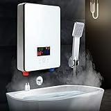 6500W 220V Warmwasser Bade Sofort Durchlauferhitzer IPX4 Dusche Set Digital Tankless Durchlauferhitzer Warmwasser Kit für Badezimmer Küche