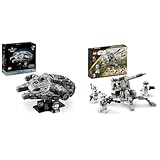 LEGO Star Wars Endor Speeder Chase Diorama-Set 75353 Star Wars Mos Espa Podrace Diorama-Set 75380, Sammlermodell, Geschenk für Männer und Frauen