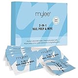 Mylee Gel „Prep & Shine“-Tücher (200er-Schachtel) Pre Wipe & Kleberesteentferner UV/LED-Gel-Nägel