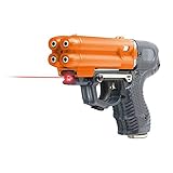 PIEXON AG Pfefferspraypistole JPX6 mit Laser und 4 Schuss Speedloader + BKA Genehmigung