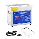 VEVOR Ultraschallreiniger 3L Reiniger ultraschallgerät Ultraschallreinigungsgerät Ultrasonic Cleaner mit Heizung Digital Timer for glasses Jewellery False Teeth Coins