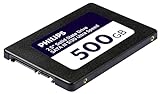 PHILIPS Interne SSD 2.5' SATA III 500 GB S130 Ultra Speed, Lesegeschwindigkeit bis zu 550 MB/s