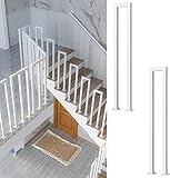 Geländer Balustrade Handlauf Veranda Stufen Handlauf for Kinder und Senioren, moderne Metalldeck-Treppenschutzgitter.(Color:U Shape-2 Pcs,Size:100cm)