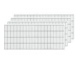 Arvotec Einstabmatten, RAL 7016, BxH: 2000x800mm, 4 Stück, 8/6/4 mm Drahtstärke - UV- und wetterbeständig, aus Legierter Stahl