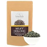 MILKY OOLONG 100g, Premium Oolongtee mit Grüntee Charakter, Halbfermentierter Grüner Tee Lose, TeaClub Green Tea Loose Leaves