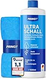 PRINOX® Ultraschallreiniger Konzentrat 1030ml - Extrem ergiebig - Für Brille, Schmuck, Gebiss & Kleinteile - Für Ultraschallgeräte, Ultraschallbad