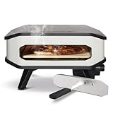 cozze® 13' Elektro-Pizzaofen mit Pizzastein, 230V/2200W, Digitale Temperatursteuerung, inkl. Frontabdeckung, Schwarzes