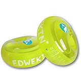 EDWEKIN® Schwimmflügel für Kinder mit extragroßen Luftkammern; Schwimmhilfe für Baby/Kleinkinder von 1 bis 6 Jahren; Perfekte Schwimmlernhilfe für Mädchen und Jungs, transparentes Design
