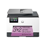 HP OfficeJet Pro 9132e Multifunktionsdrucker, 3 Monate gratis drucken mit HP Instant Ink inklusive, HP+, Drucker, Scanner, Kopierer, Fax, WLAN, LAN, Duplex, Airprint, Grau-Weiß