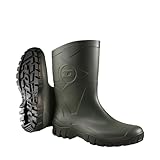 Dunlop Sports Unisex Dunlop Dee Arbeitsgummistiefel, Grün Green Black, 40 EU