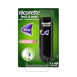 NICORETTE Spray mit fruit & mint Geschmack – Rauchen aufhören mit Nikotinspray – 1 Spray ersetzt bis zu 150 Zigaretten – zur Raucherentwöhnung - 1St.