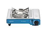 Campingaz Camp'Bistro DLX Gaskocher, Campingkocher 1-flammig, 2.200 Watt Leistung, kompakter 1-Brenner Outdoor-Gaskartuschenkocher mit Tragekoffer, Blau