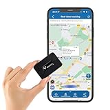 Winnes GPS Tracker Mini tragbar, APP/Web-Echtzeit-Tracking/verschiedene Alarme/Geofence/Routenvisualisierung, vielseitig einsetzbar GPS Tracker Fahrrad, Auto, kinder TK913