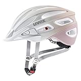 uvex true cc - leichter Allround-Helm für Damen - individuelle Größenanpassung - erweiterbar mit LED-Licht - sand-dust rose matt - 55-58 cm