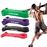 Fitnessbänder Widerstandsbänder Set, Klimmzug Resistance Bands, Fitnessband Gymnastikband für Krafttraining, Trainingsband Gummiband Fitness Band Sport Gummi Bänder Yoga Workout