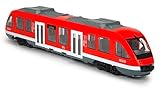 DICKIE 203748002 Toys City Train, Zug, Spielzeugzug, Bahn, Türen und Dach zum Öffnen, Interieur, Maßstab: 143, 45 cm, ab 3 Jahren